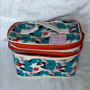 Julep Floral Color Caddy Cosmetics Bag with Handle